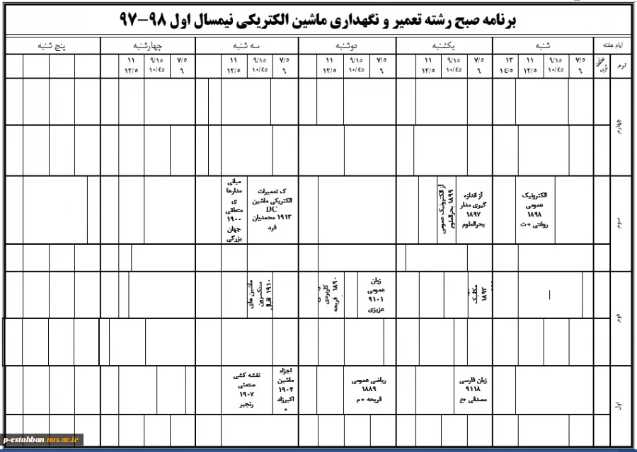 صبح تعمیر ماشین های الکتریکی